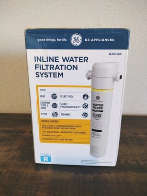 GE GXRLQK In-line Water Filtration System for Refrigerators or Icemakers