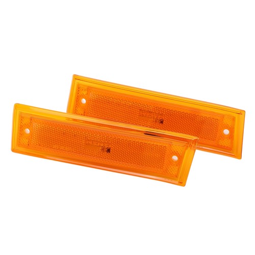 1 Pair 12V Front Bumper Light Yellow LED Turn Signal Lamps For SUBURBAN 1981 LVE - Picture 14 of 23