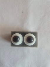 Glasaugen F&uuml;r Puppen Mundgeblasen Braun 20 mm