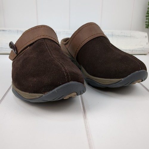 Easy Spirit Eliana Damen-Clog Größe 6,5 braune Slipper Pantoletten bequeme Schuhe - Bild 9 von 9