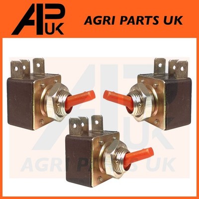 3x Universal Boot LKW LKW Warnblinkleuchte Lampe Rot Schalter Kipp Flick