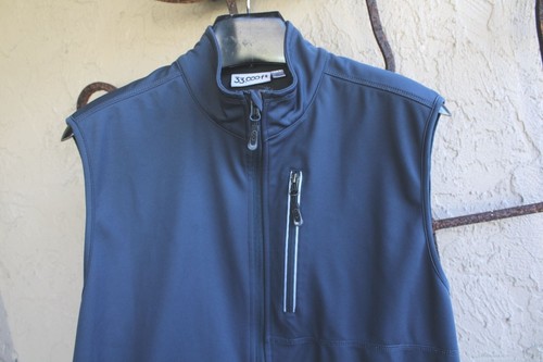 33,000 ft Mens XL Vest Golf Cycling Outdoor Blue 93258 - Picture 3 of 10
