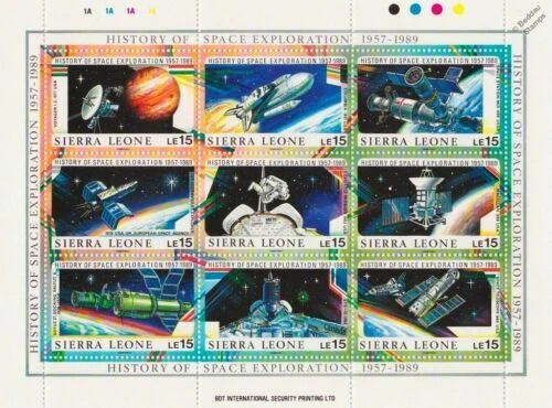 Sierra Leonean Space Sierra Leonean Stamps (1961-Now)
