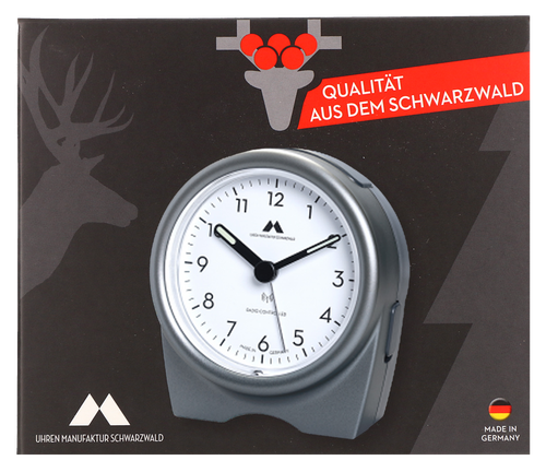 UTS Funk Wecker DCF mit Snooze und Beleuchtung Uhr ***UTS Manufaktur Schwarzwald - Bild 2 von 16