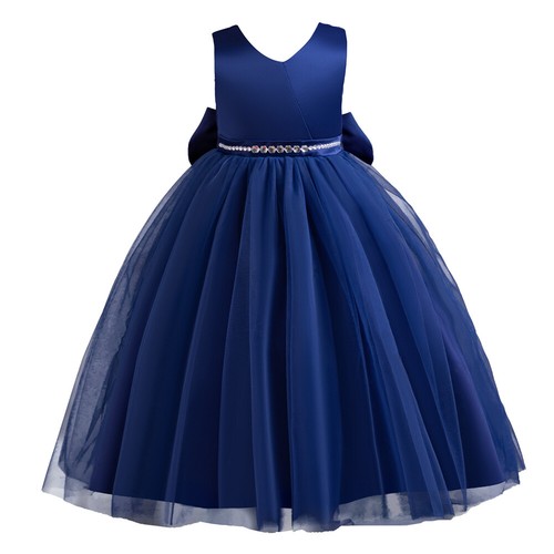 Nuevo Vestido Formal Niños Flor Niñas Princesa Baile de graduación Dama de honor Fiesta de Navidad - Imagen 15 de 35