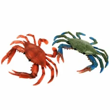 Kids Toy Sea Large Figure Animal Red  Crab Realistic Model Toy Plastic Gifts