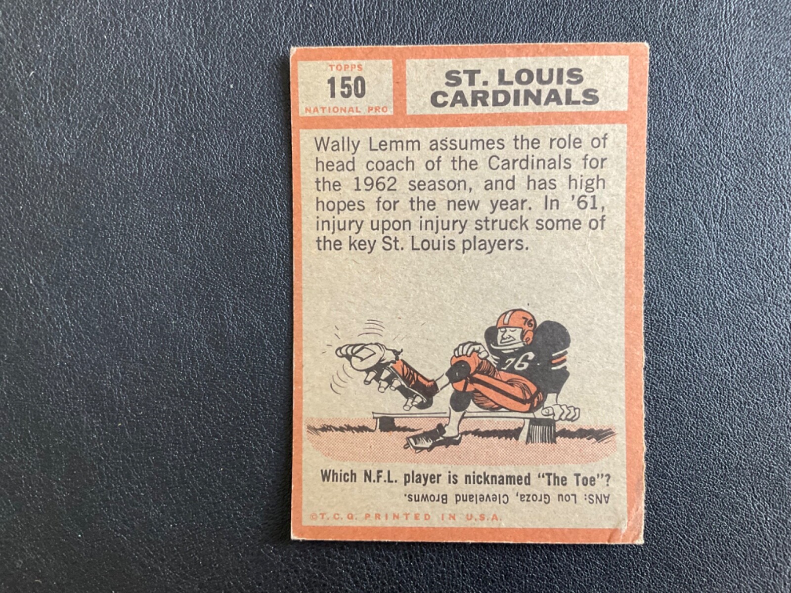 1962 TOPPS FOOTBALL CARDS PICK CARDS YOU WANT - Picture 244 of 321