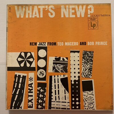 Teo Macero Bob Prince What's New? Columbia 6 Eye mono CL842 Play Tested VG+