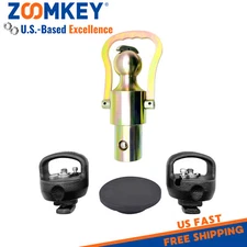 Gooseneck Ball & Safety Chain Kit Brand New for Ford GM Nissan Trucks GNXA2061