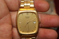 PULSAR QUARTZ MEN WATCH VINTAGE 80'sRUNS GREAT DATE AT 3PM HI COLLETABLE