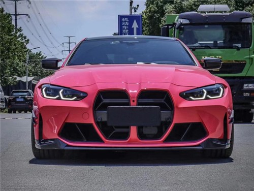 MP Carbon Fiber Front Bumper air duct inlet FOR 21-24 BMW G80 G82 M3 M4 - Foto 7 di 16
