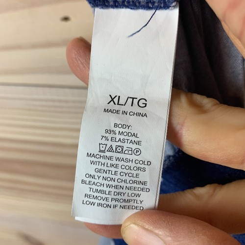 Kate Spade New York Pajama Pants Women XL Polka Dot Blue Stretch Lounge - Picture 11 of 13