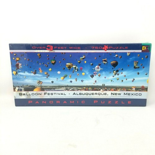 Rompecabezas panorámico Buffalo Games Festival Globo Nuevo México 750 PC sellado - Imagen 1 de 3