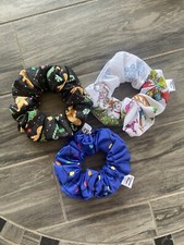 NEW Handmade Christmas Scrunchies Regular Size. 3 Pack