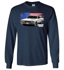 1967 Chevelle Shirt, Mens American Muscle Car Enthusiast Long Sleeve T-Shirt