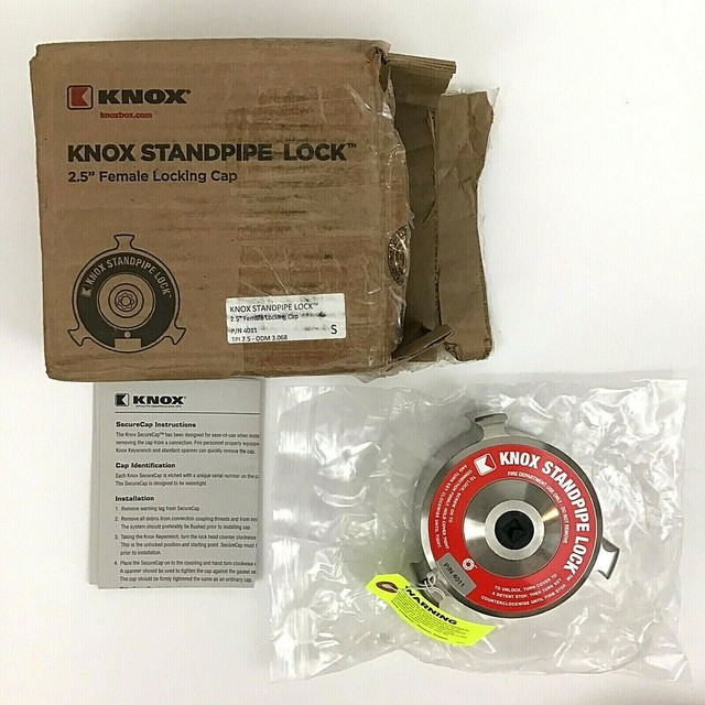 Knox 4011 Standpipe Lock 2.5" Female Locking Cap eBay