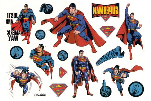 Spider-Man, Super-ManTemporary Tattoo stickers Children Kids Birthday Party Bag - Imagen 7 de 29