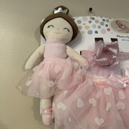 Neu mit Etikett Little Me Baby Mädchen 3-teiliges Tutu-Set Prinzessin Foto op, 0-12 Monate 91 - Bild 2 von 8