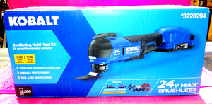 Oscillating Tool TOOL ONLY-Kobalt Cordless Brushless 24-volt Max