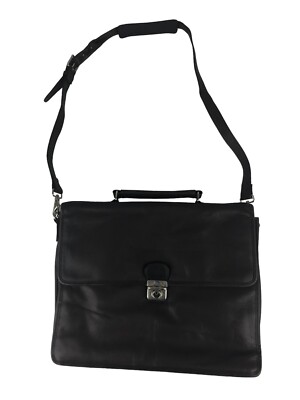 Wilsons The Leather Experts Crossbody BagUnisex Adult Brown Genuine Leather