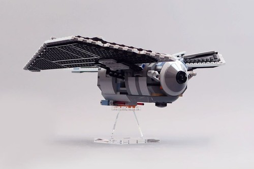4cm flat display stand for LEGO Star Wars spaceships models 75104 75155 - Picture 11 of 11