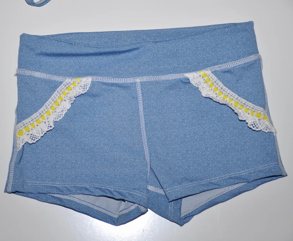 California Kisses Ropa de Baile Niñas Niños Camisola Grande Top y Pantalones Cortos Conjunto de Baile Foto 2 de 4