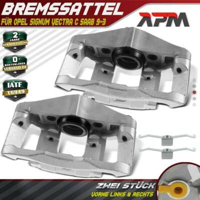2x Bremssattel vorne L+R für Opel Signum Vectra C Saab 9-3 YS3F Felge 16 Zoll