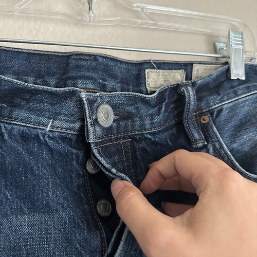 All Saints Jeans Mens 36 (fits 35x32) Selvedge Iggy Japanese Denim Flaw - Picture 4 of 14