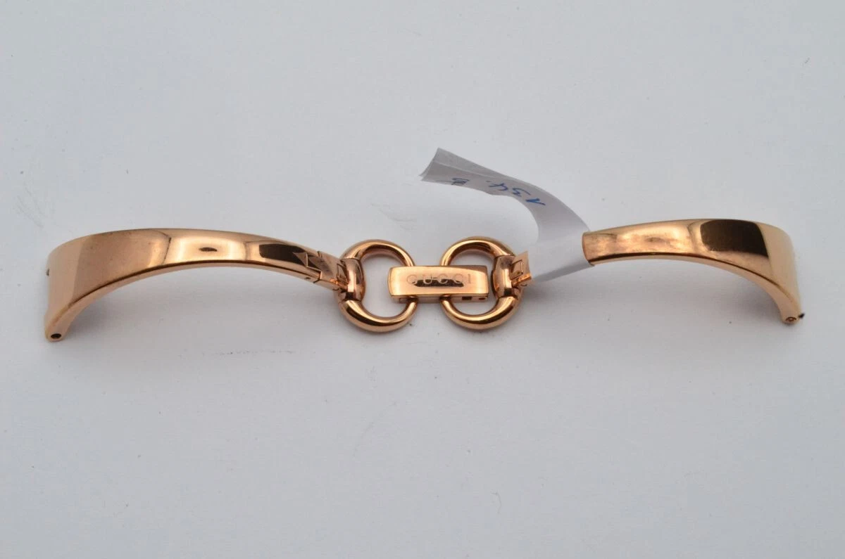 Gucci Donna Bracciale IN Acciaio Vintage Raro Rigido Bracciale Per 134.5