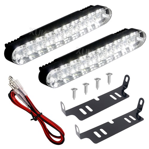 2pcs 12V Universal 20LED Weiß Tagfahrlicht Tagfahrleuchten DRL Scheinwerfer AUTO - Bild 9 von 10
