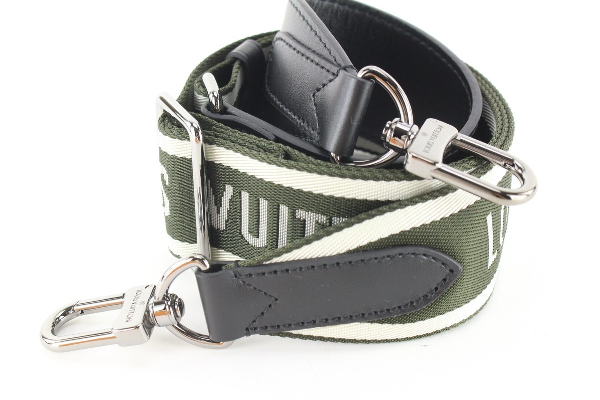 Louis Vuitton Khaki x Black Guitar Strap Bandouliere Louis Vuitton Khaki x Black Guitar Strap Bandouliere
