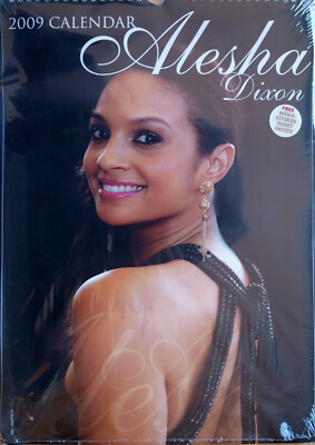Alesha Dixon Kalender 2009 Spiralbindung Format 30 x 42 cm 16 Poster + Sticker