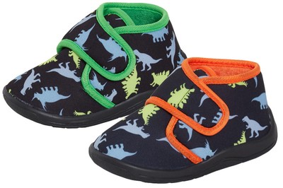 Jungen Dinosaurier Slipper Booties Kinder Dino Hausschuhe Erstlingswanderer Kinderzimmer Schuhe