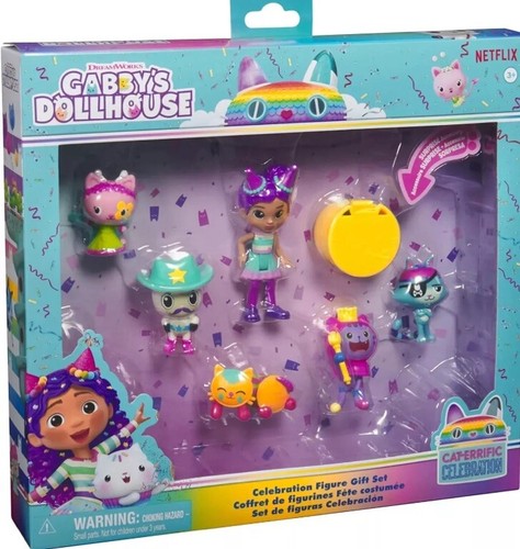 Gabbys Dollhouse Celebration Figure Gift Set.