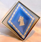 New Other Wedgwood Pale-Blue Diamond-Shaped Collector's Society Terpsichore Lyre — photo 3