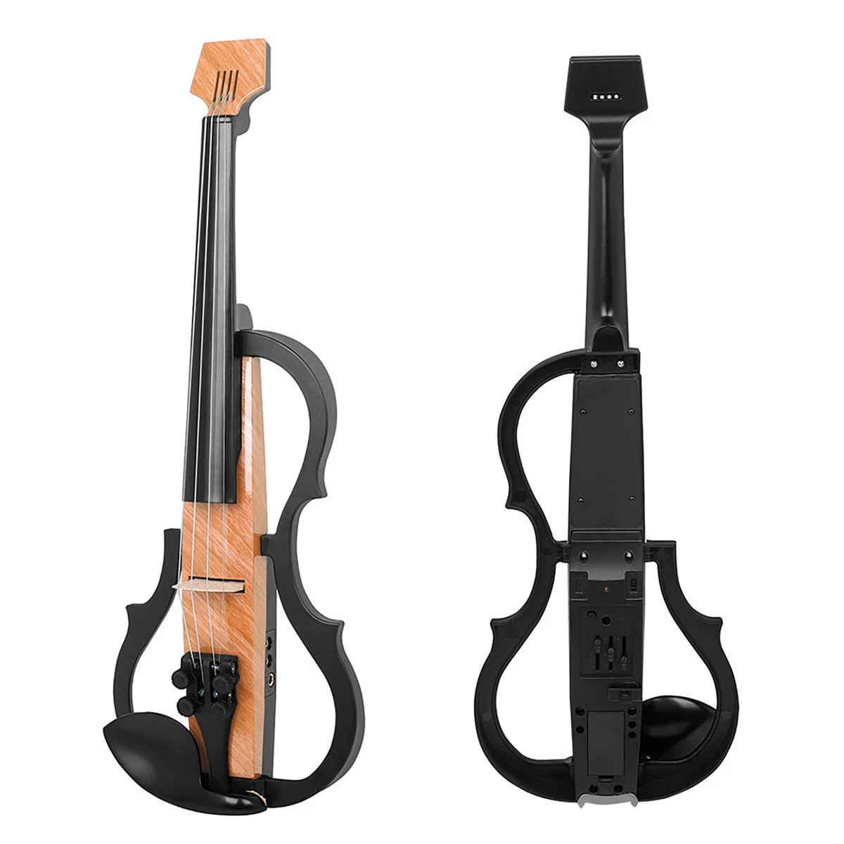 Electric Violin Full Size 4 4 For Beginners Teens Carbon Fiber