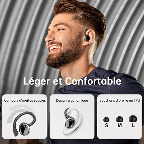 Kabellose Bluetooth Ohrhörer mit Ladecase, Noise Cancelling, Mikrofon & Waterproo - Bild 6 von 25