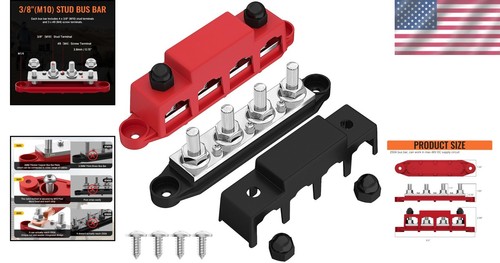 Blocco Distribuzione Alimentazione Versatile 12V 250A - Gestione Fili Sicura per Veicoli - Foto 2 di 8