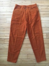 GIGLI BY ROMEO GIGLI CIRCA  91 RUST COLOR VELVETEEN PANTS