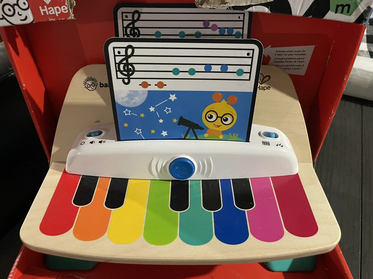 Baby Einstein Wooden Piano by Hape Magic Touch Piano Without Music Sheet  Cards