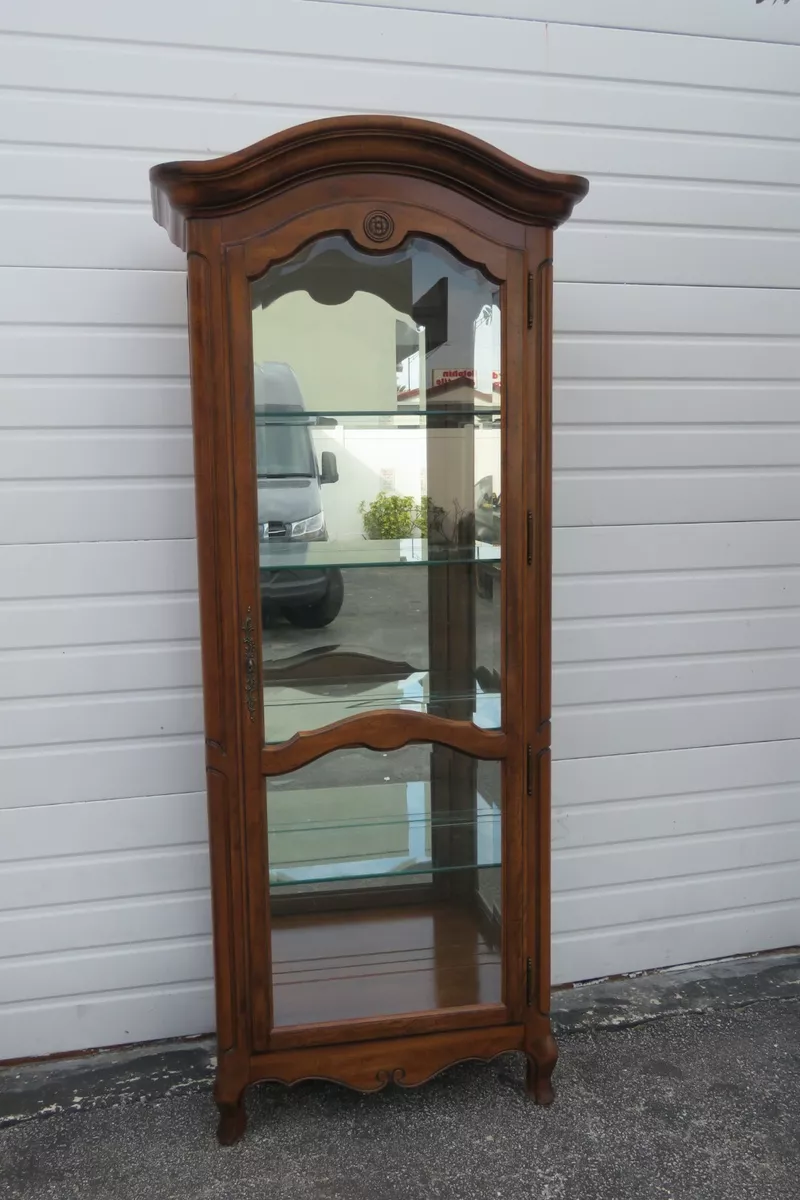 Tall slim cheap china cabinet