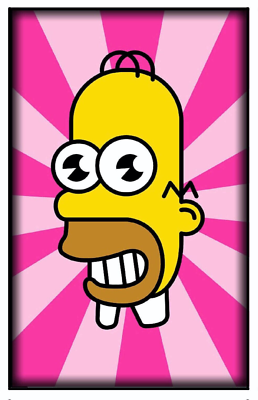 Magnet #177 Homer Simpson Mr. Sparkle Japanese Soap Detergent TV