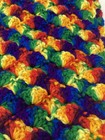 Handmade Crochet Scarf Rainbow Sea Shell Pattern — photo 6