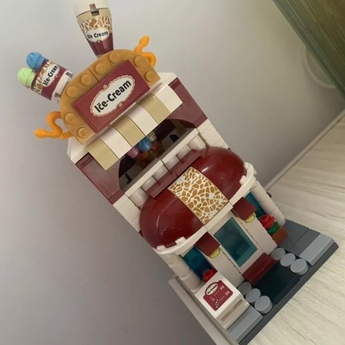LOZ Ice Cream Shop Mini Blocks Street View Building Blocks Micro Bricks 322pcs - Picture 7 of 15