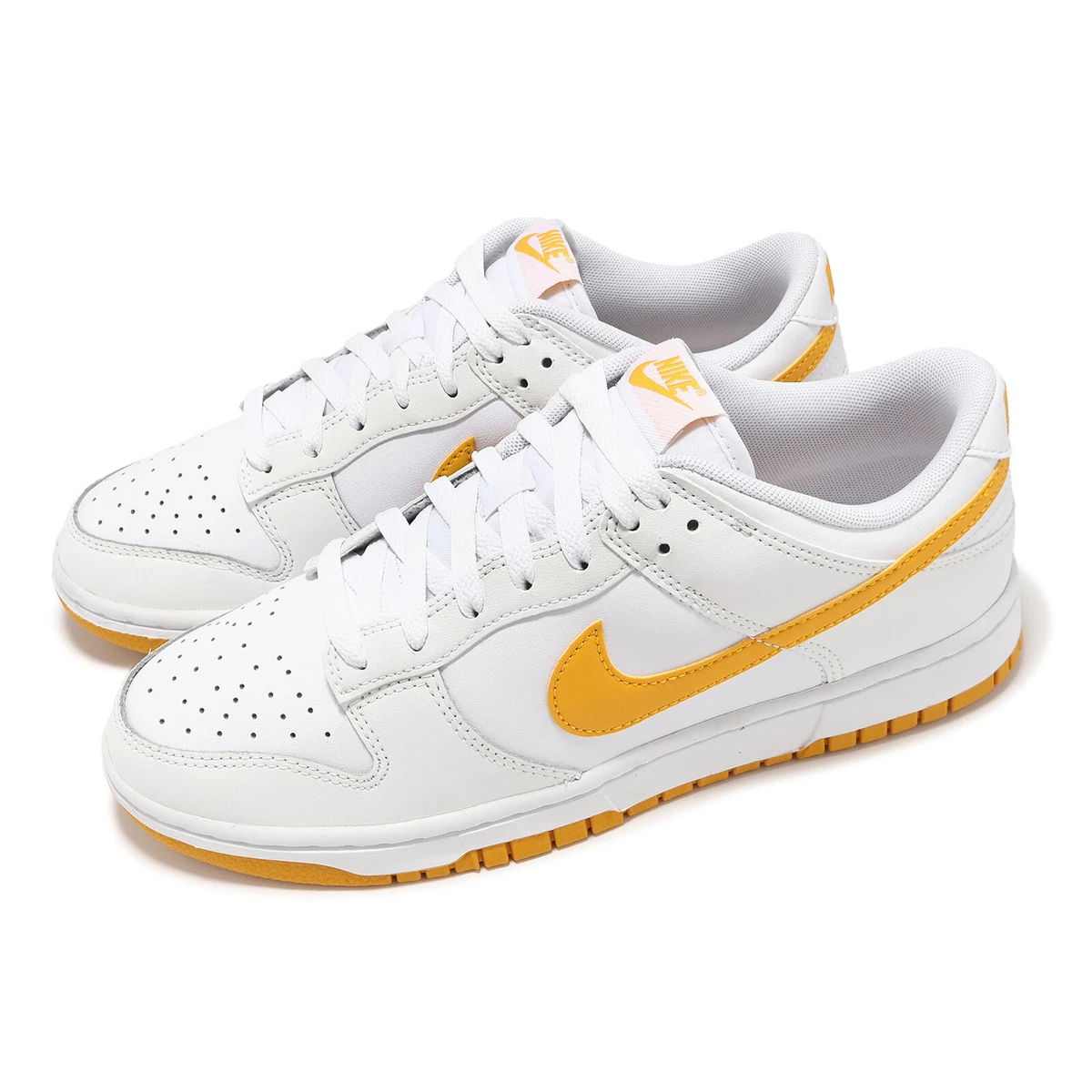 Nike Dunk Low White University Gold for sale | eBay