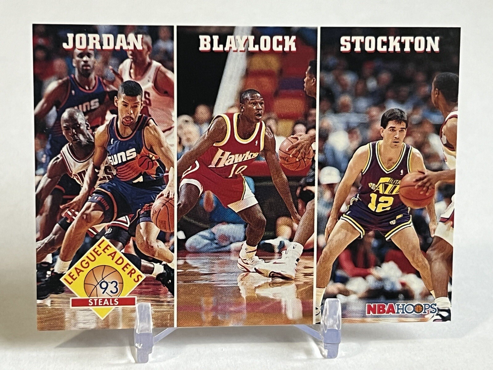 1993-94 NBA Hoops League Steals Leader Michael Jordan #289