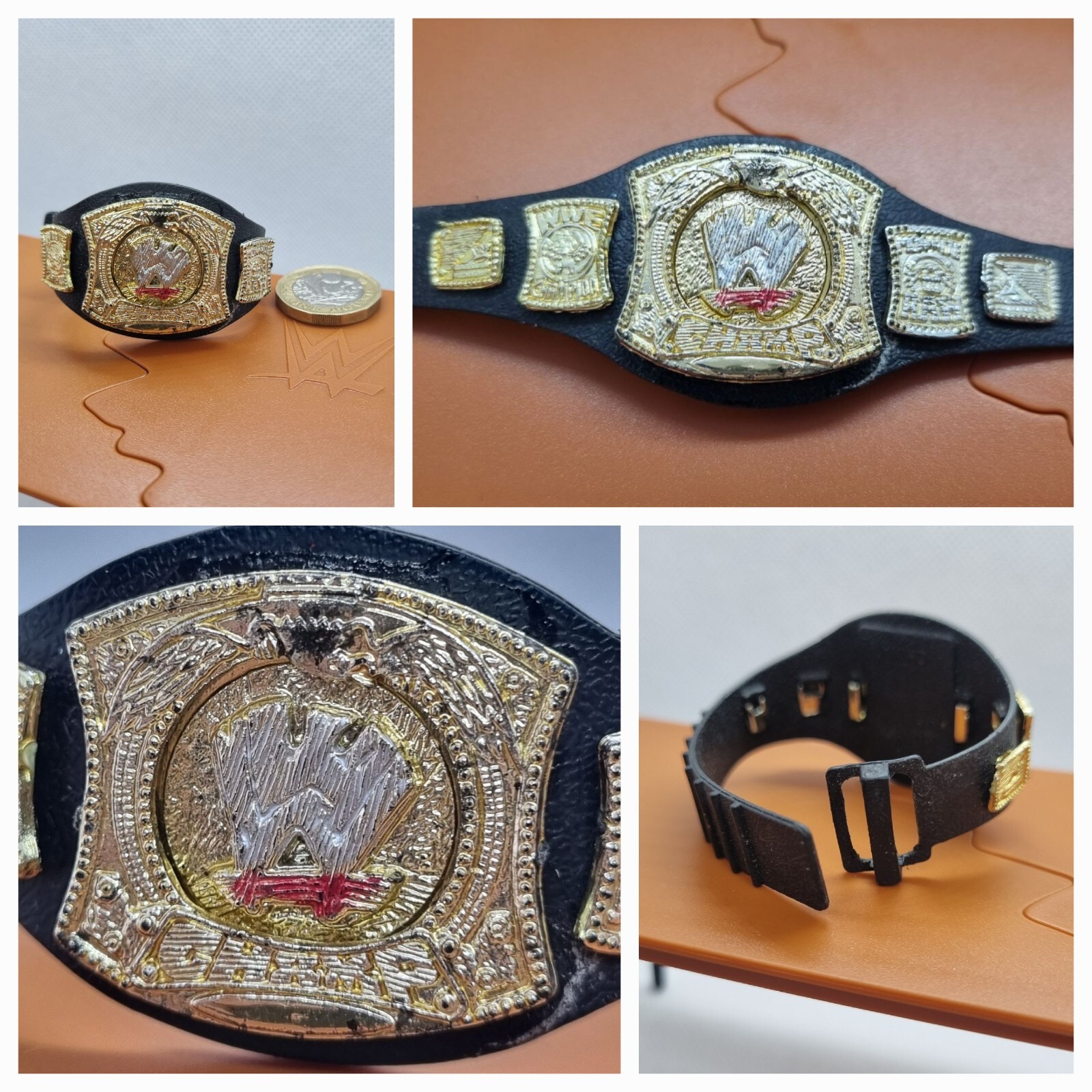 WWE WRESTLING ACTION FIGURE BELT ATTIRE WEAPON ACCESSORY CUSTOM BUNDLE