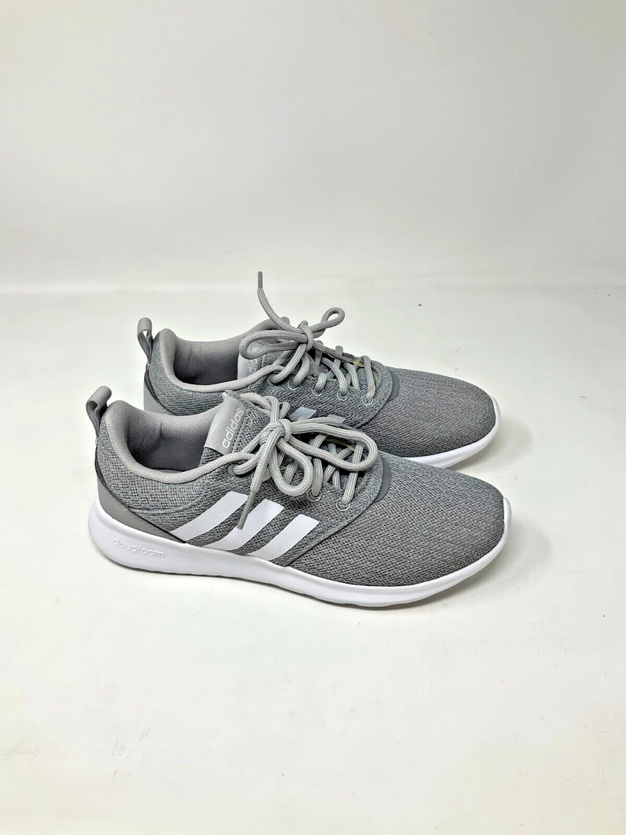 adidas Womens Cloudfoam QT Racer 2.0 Sneaker Gray / White