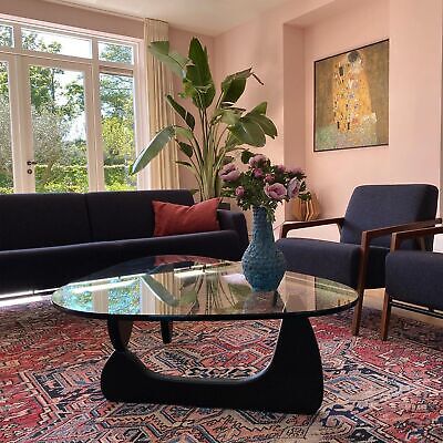 Vintage Noguchi Coffee Table 20mm Tempered Glass 50 Vintage Noguchi Coffee Table 20mm Tempered Glass 50