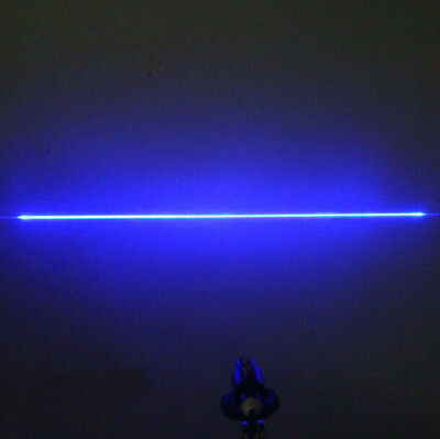 445nm 450nm 100mW Blue Line Laser Diode Module + Power Supply + Stand Holder